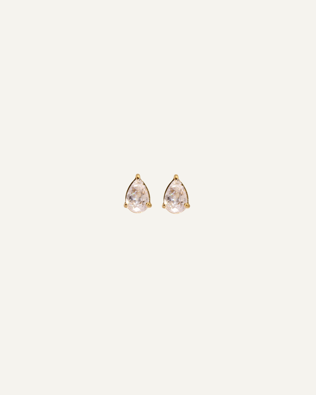 Adèle | Boucles d'oreilles en acier inoxydable et zircons