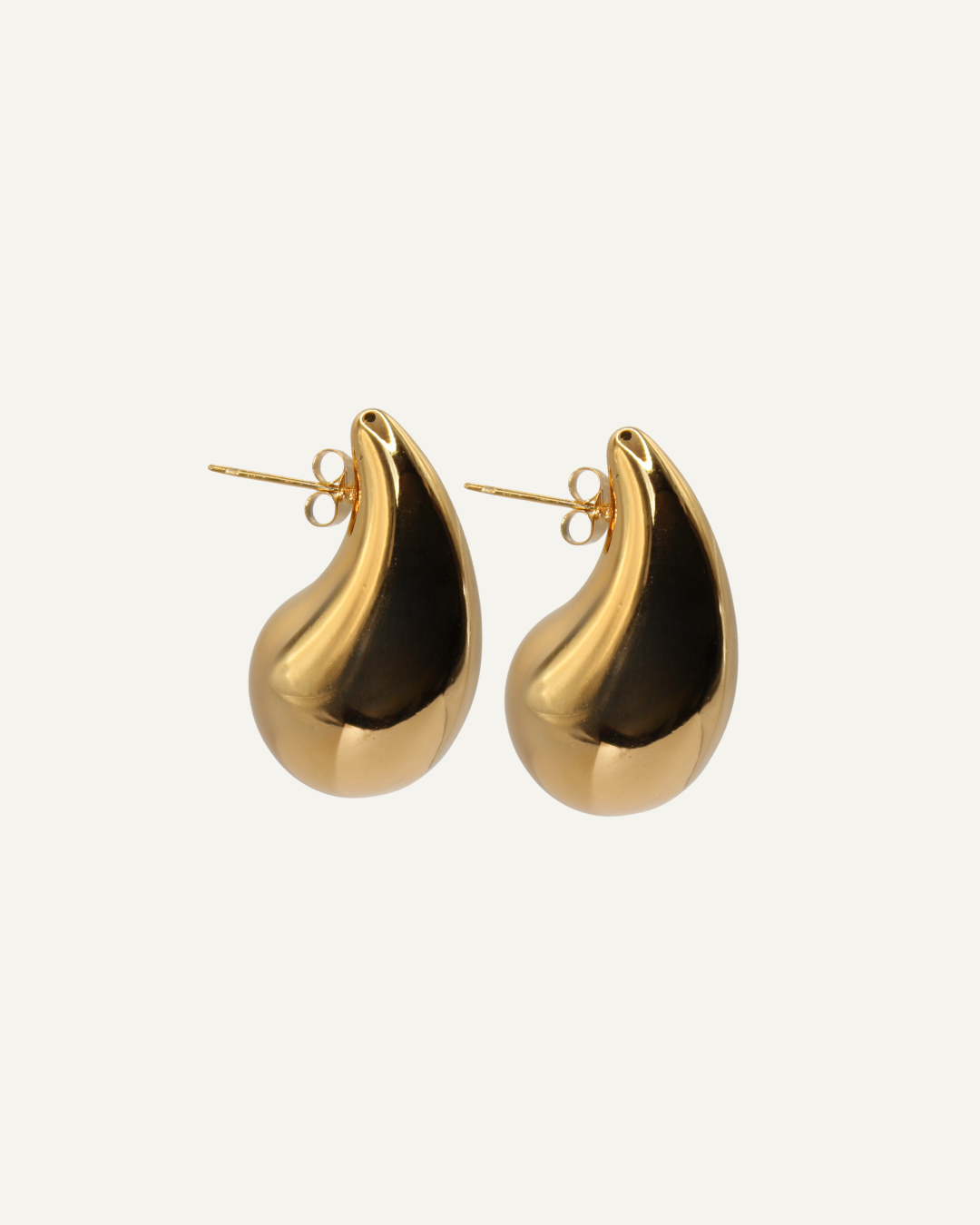 Aqua L | Boucles d'oreilles en forme de gouttes en acier inoxydable
