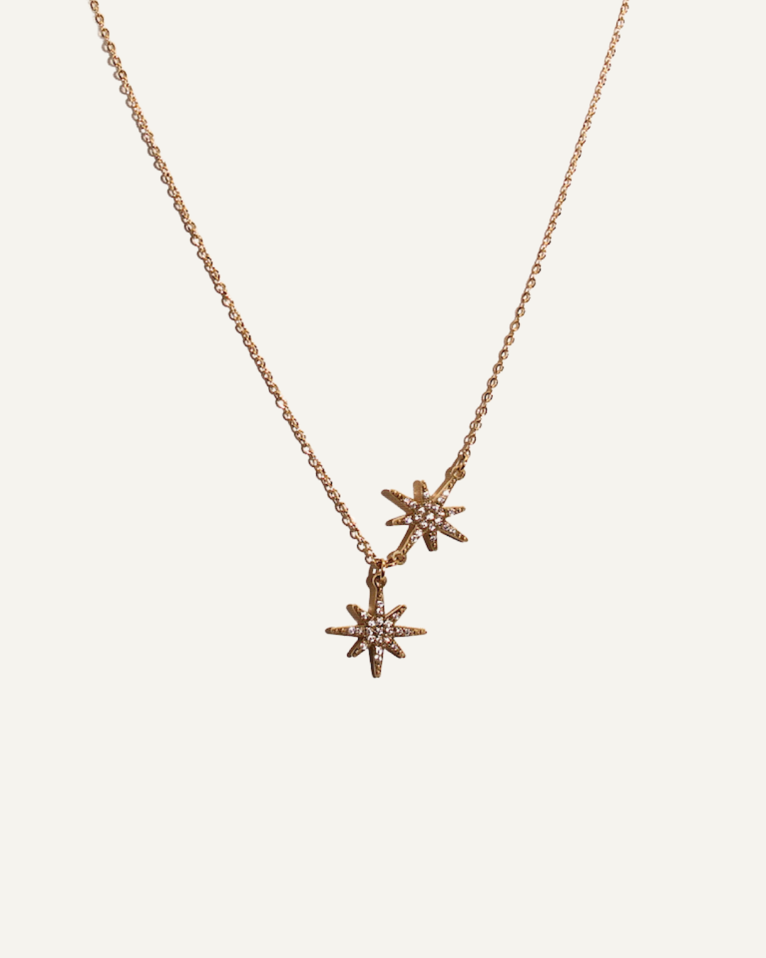 Chiara | Collier en acier inoxydable et zircons