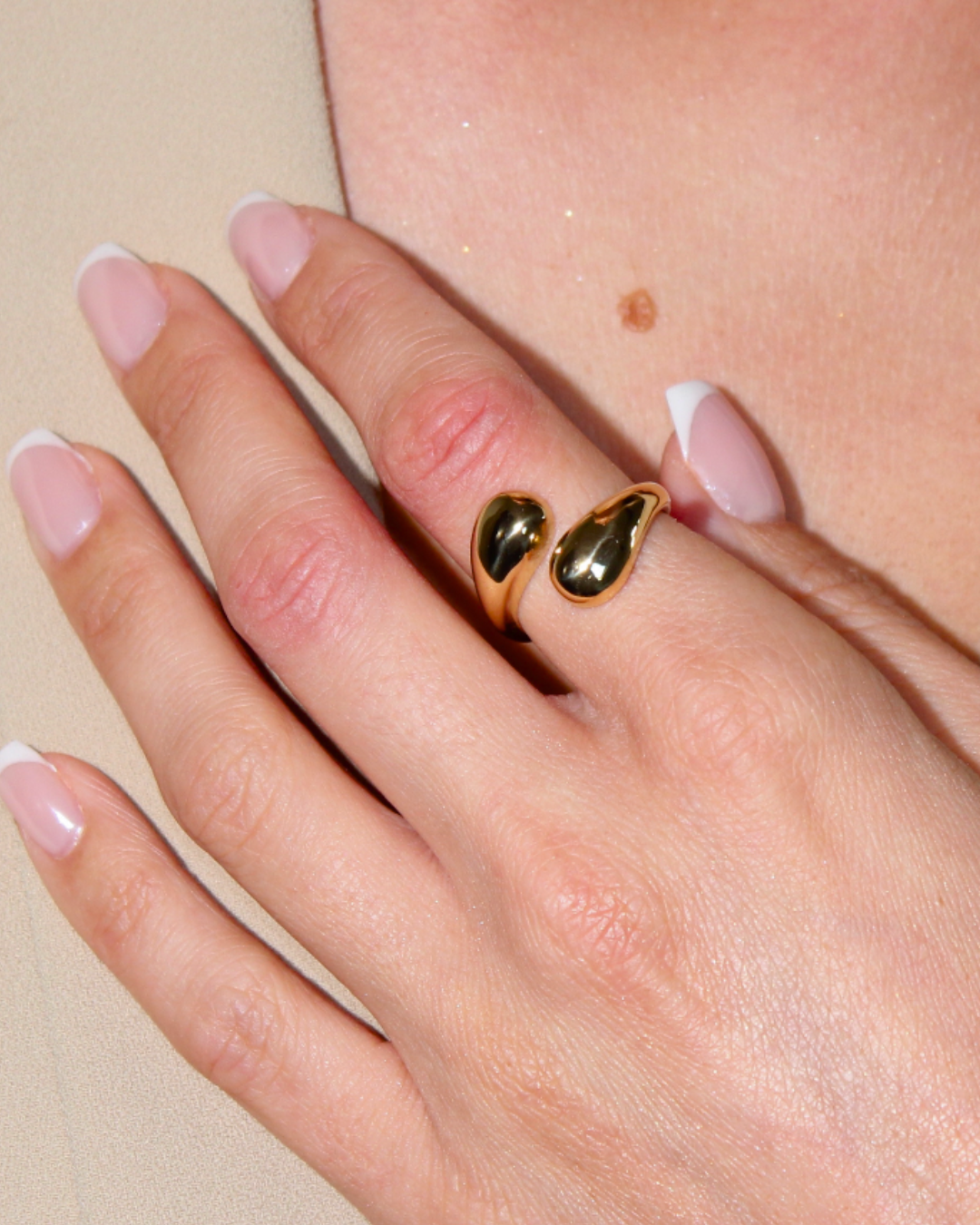 Jeanne | Bague en acier inoxydable