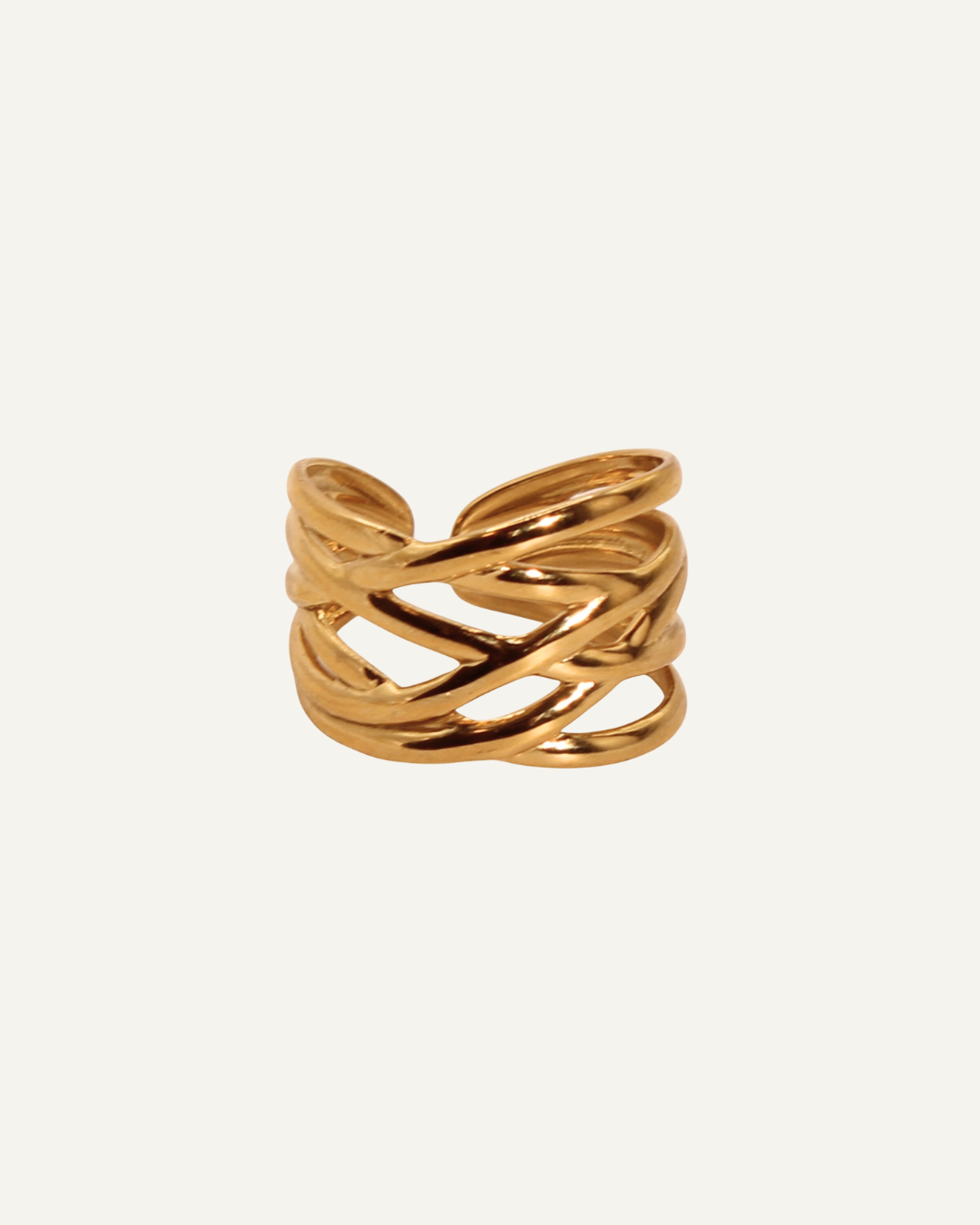 Milan | Bague en acier inoxydable