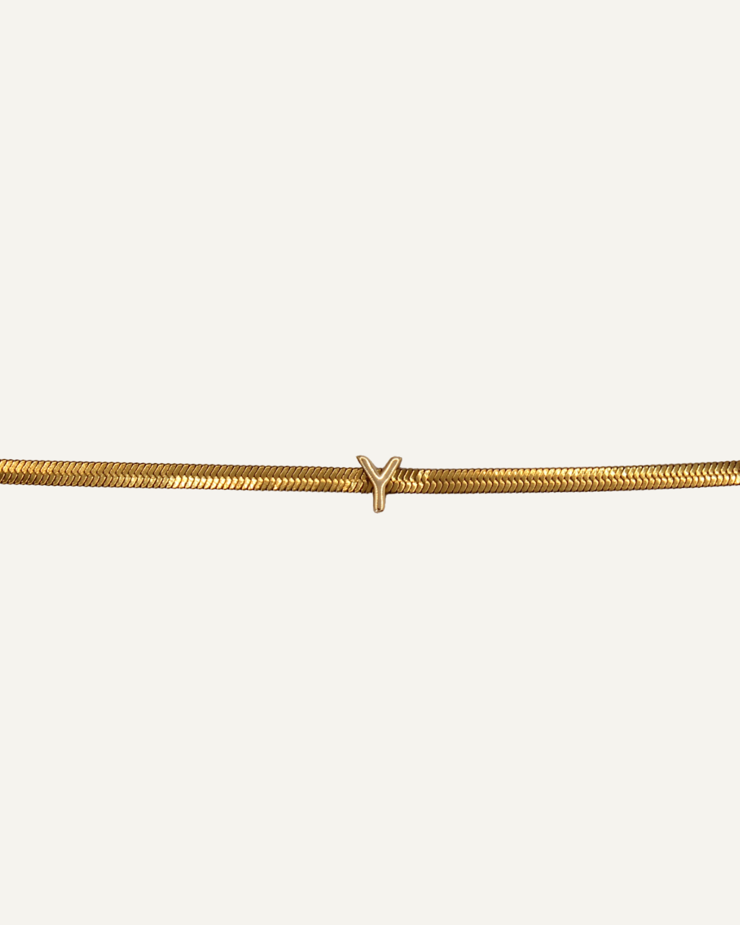 Salomé | bracelet souple en acier inoxydable avec lettre