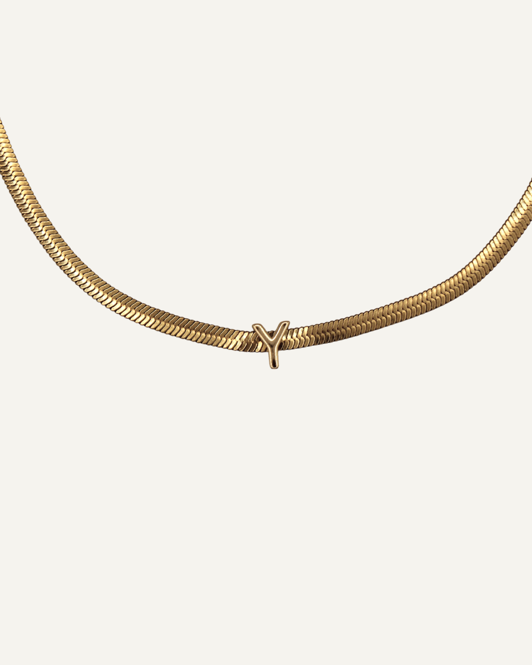 Suzie | Collier ras de cou en acier inoxydable avec lettre