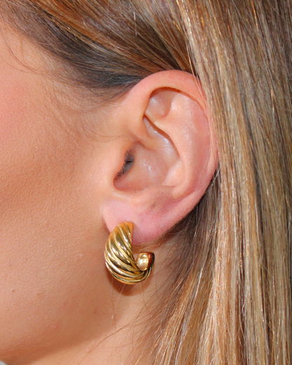 Eddie | Boucles d'oreilles en acier inoxydable